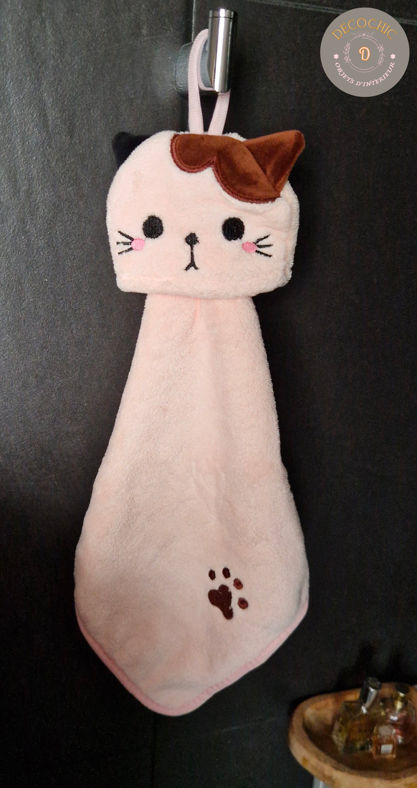 Serviette à Main "Chat Mignon"