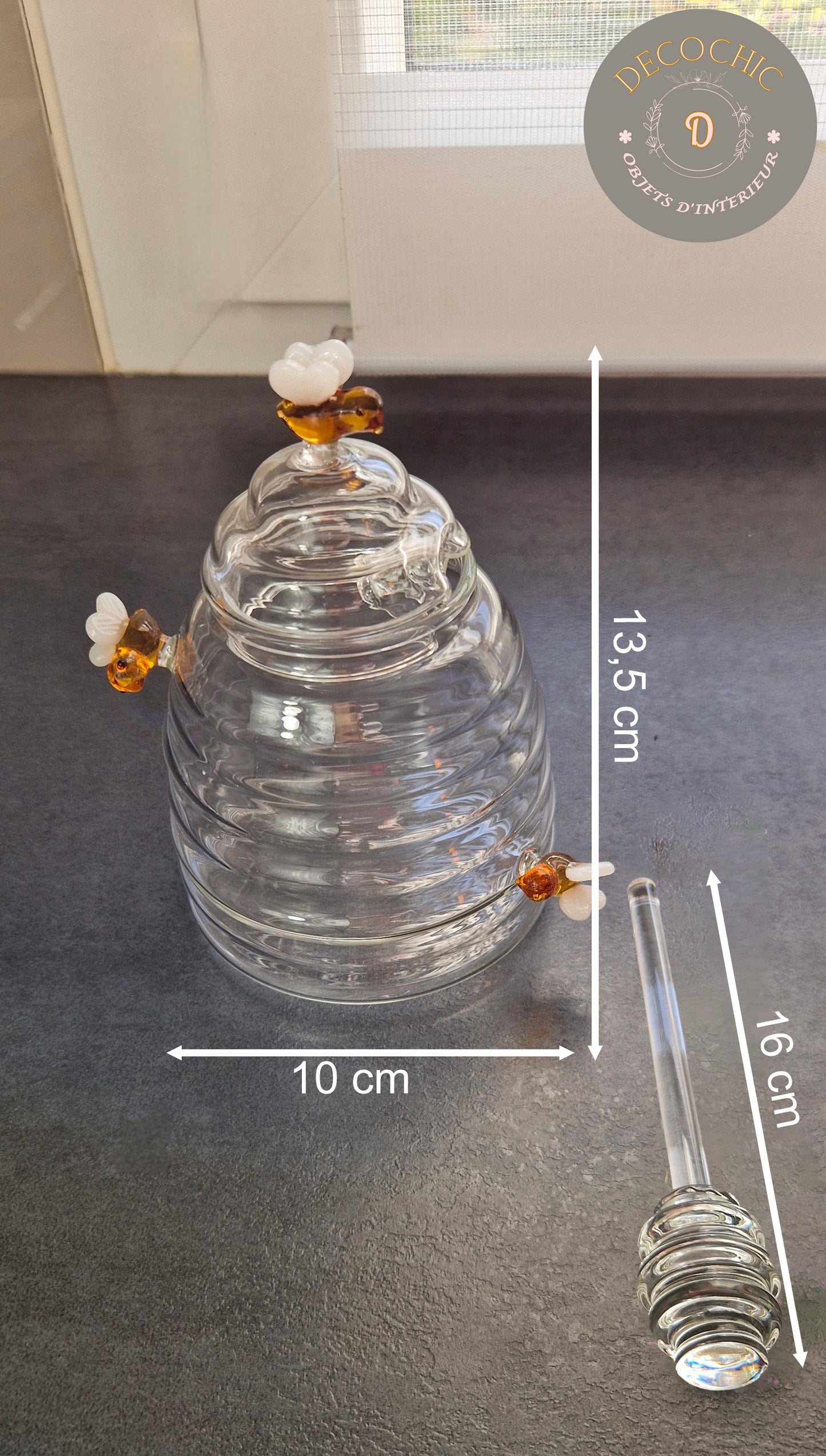 Pot à Miel en Verre