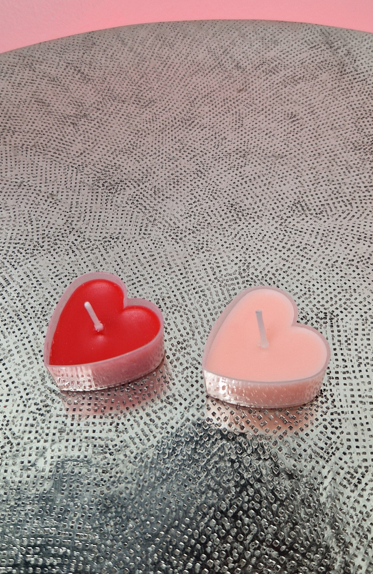 Bougies en Forme de Cœur- Lot de 9