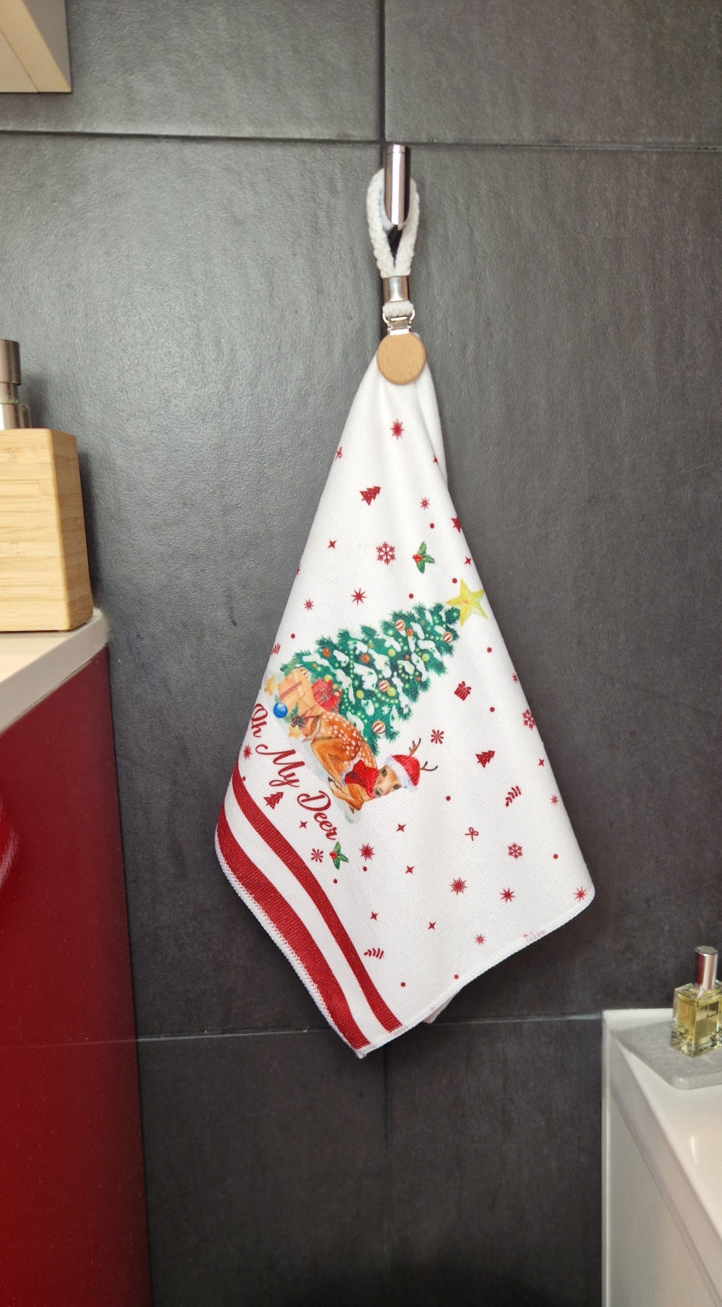 Serviette de cuisine - torchon "Noël"