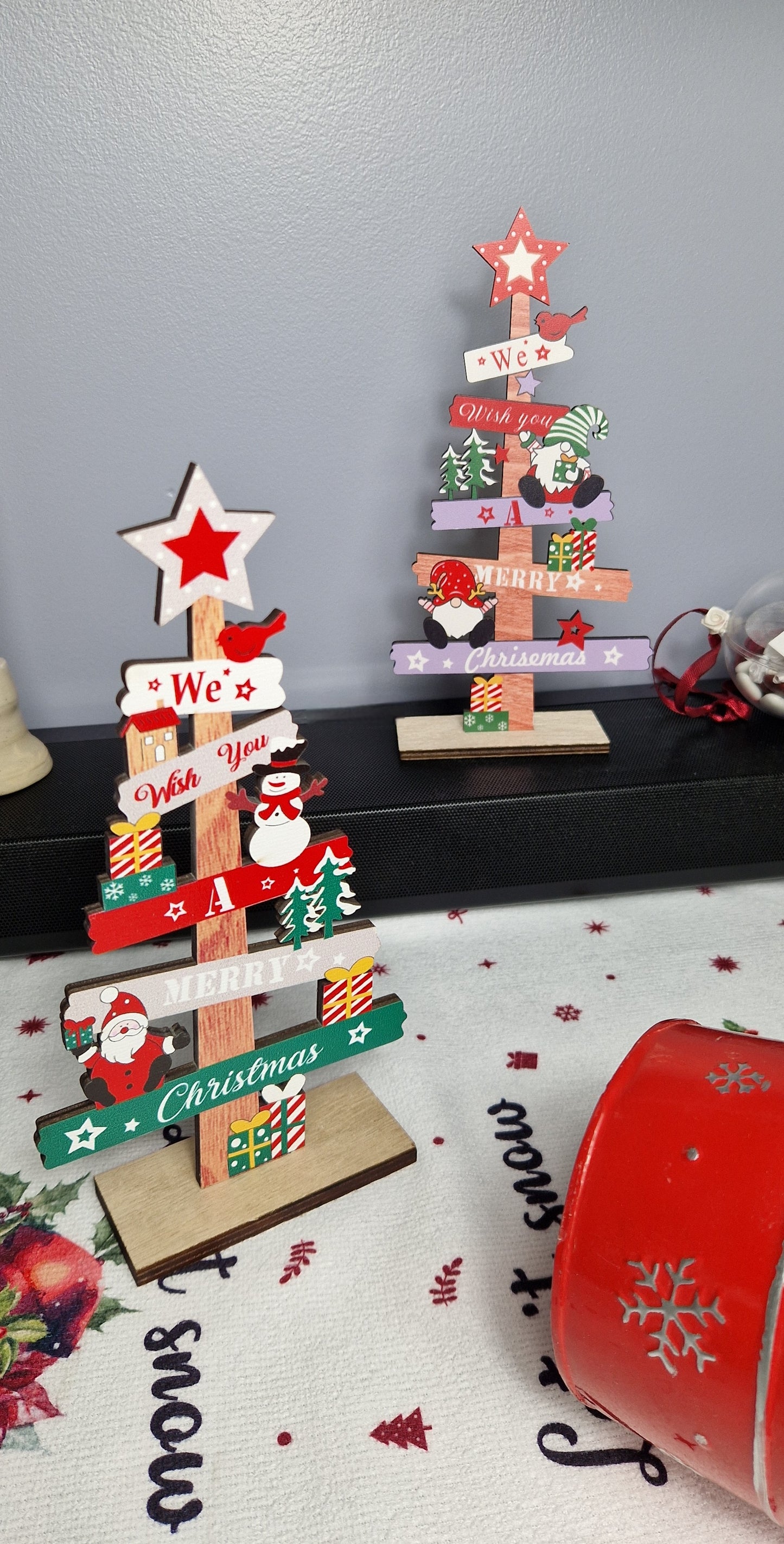 Sapin décoration en bois "Noël"