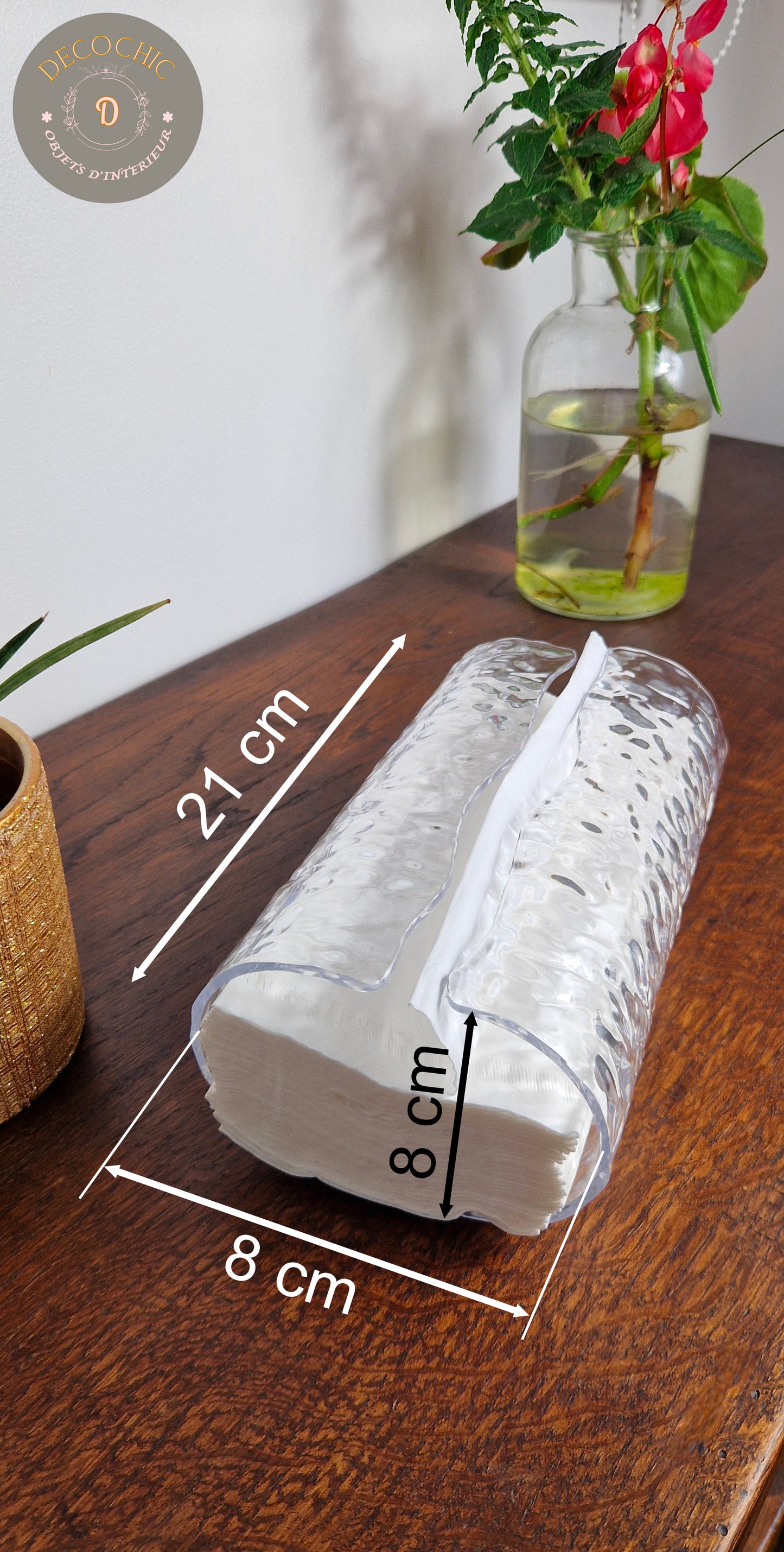 Boite à Mouchoirs "Design Transparent"