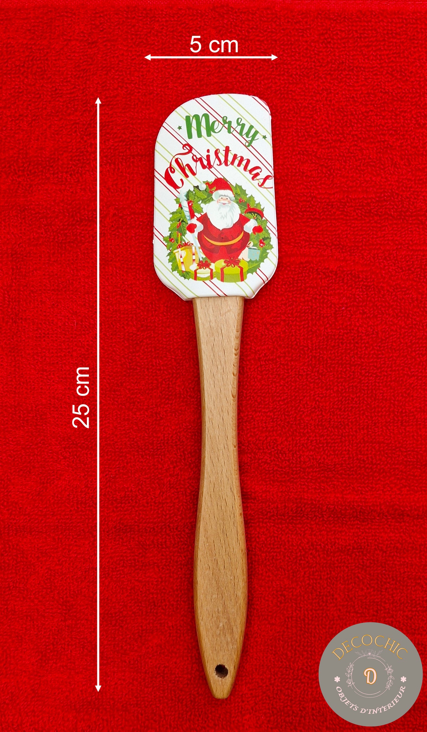 Spatule Maryse en silicone " décoration de Noël "
