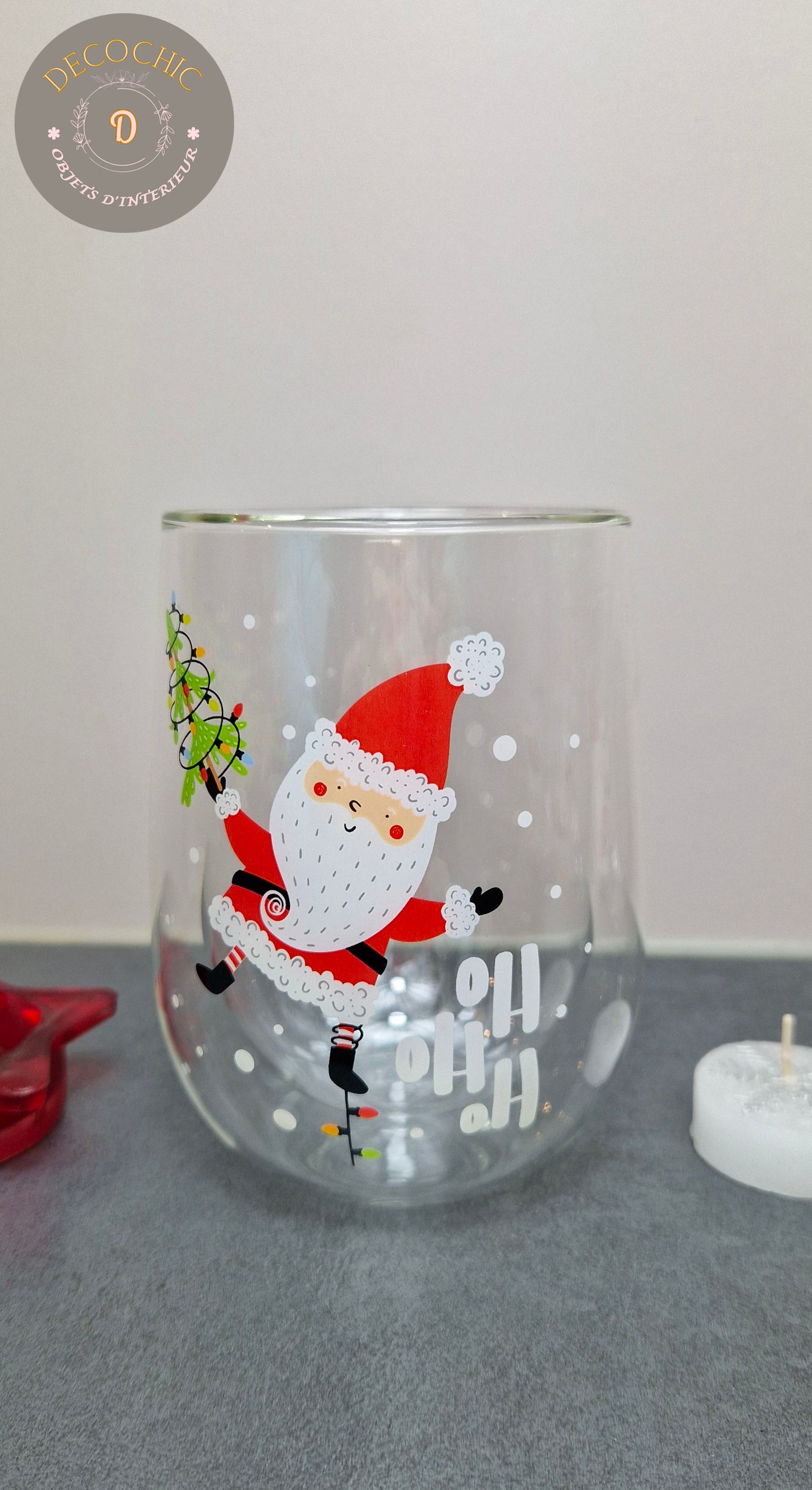 Verre à Double Paroi "Noël "