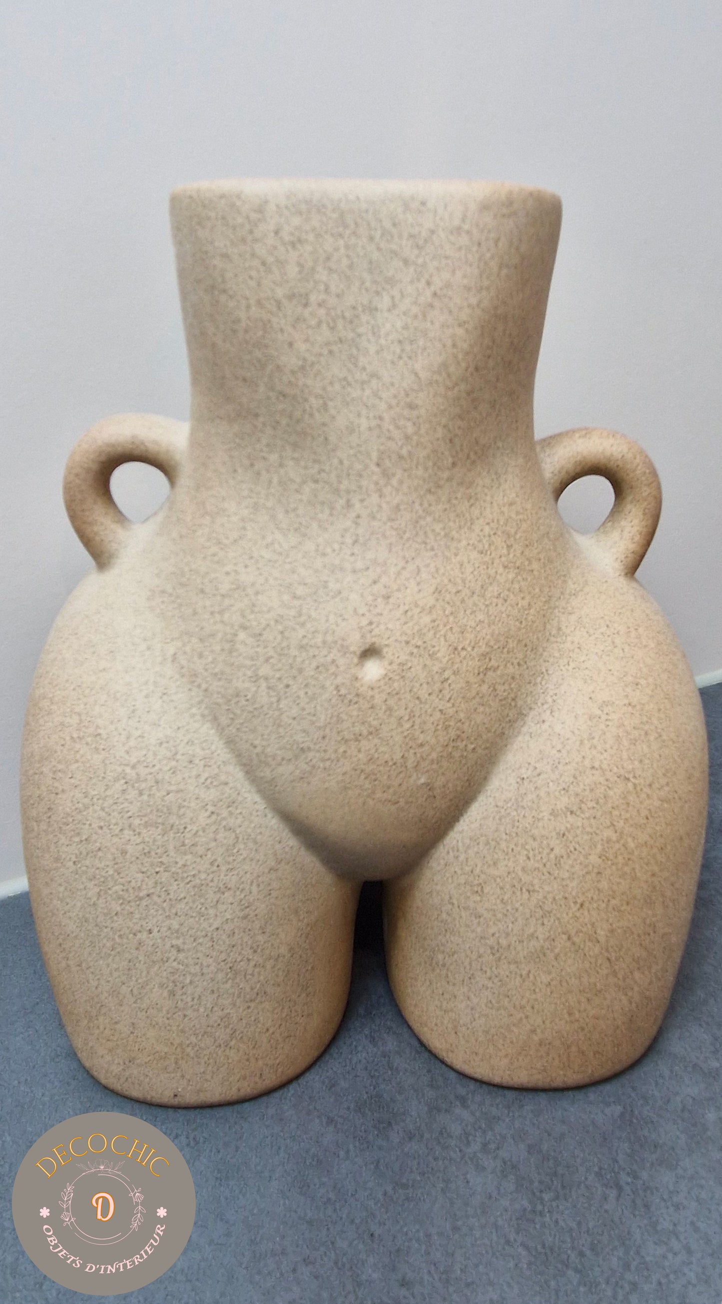 Vase "Silhouette Féminine" Beige