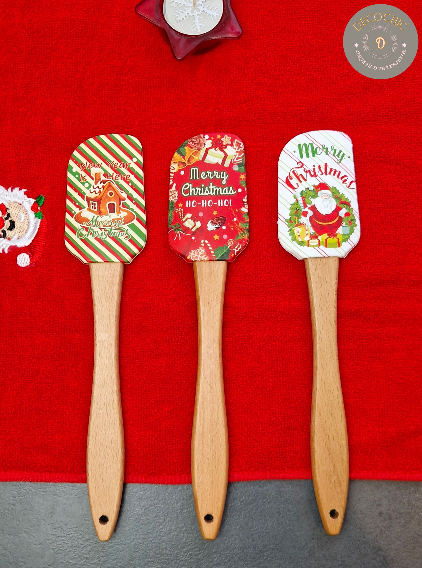 Spatule Maryse en silicone " décoration de Noël "