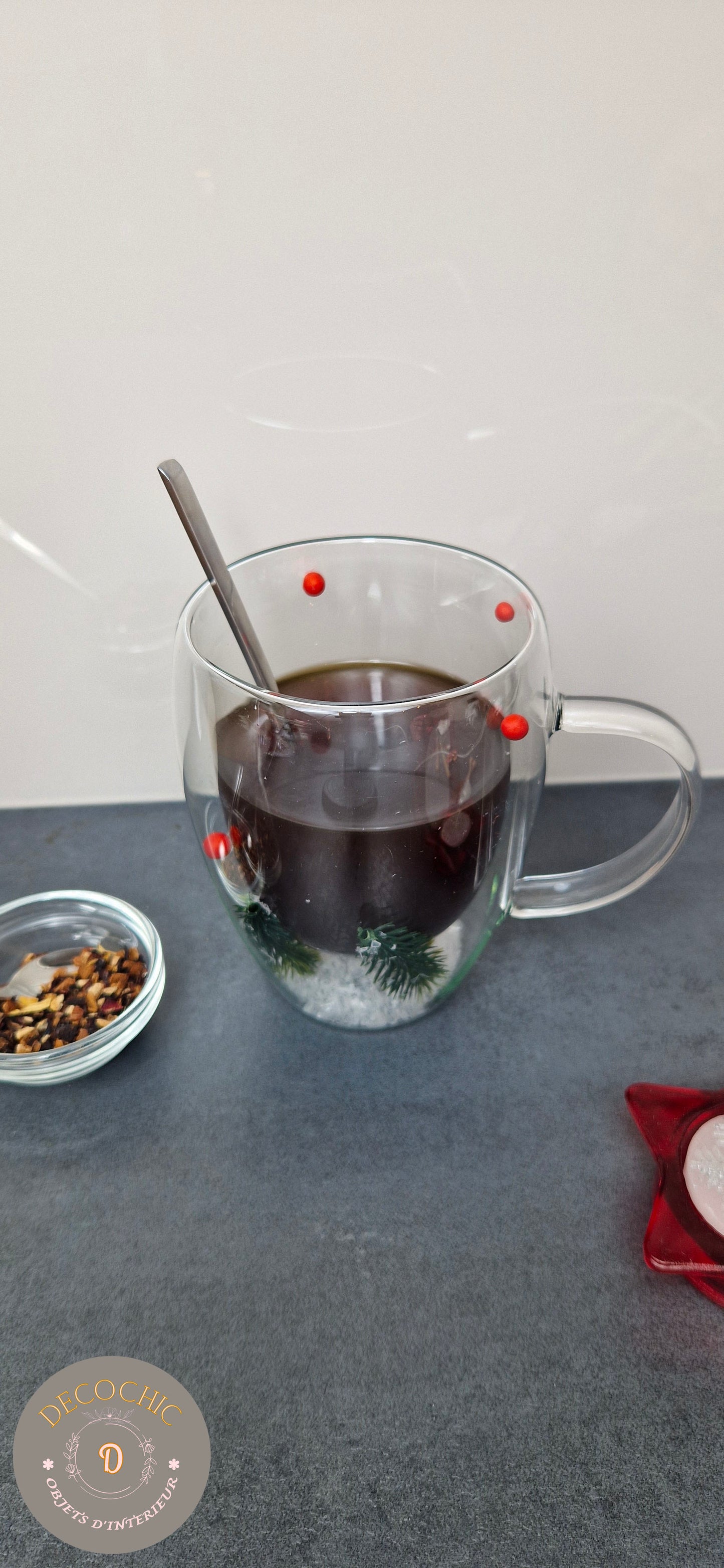 Tasse à Double Paroi "Forêt Enneigée"