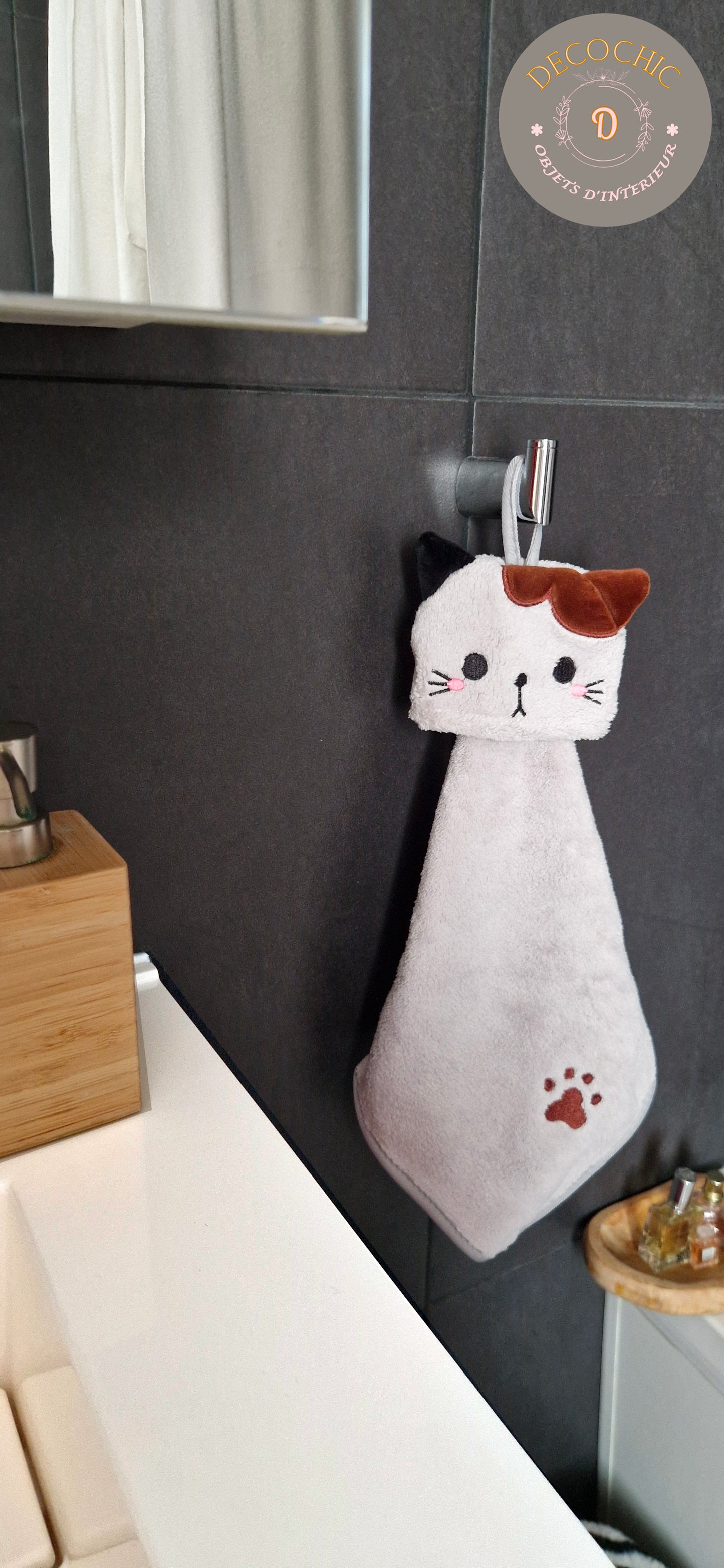 Serviette à Main "Chat Mignon"