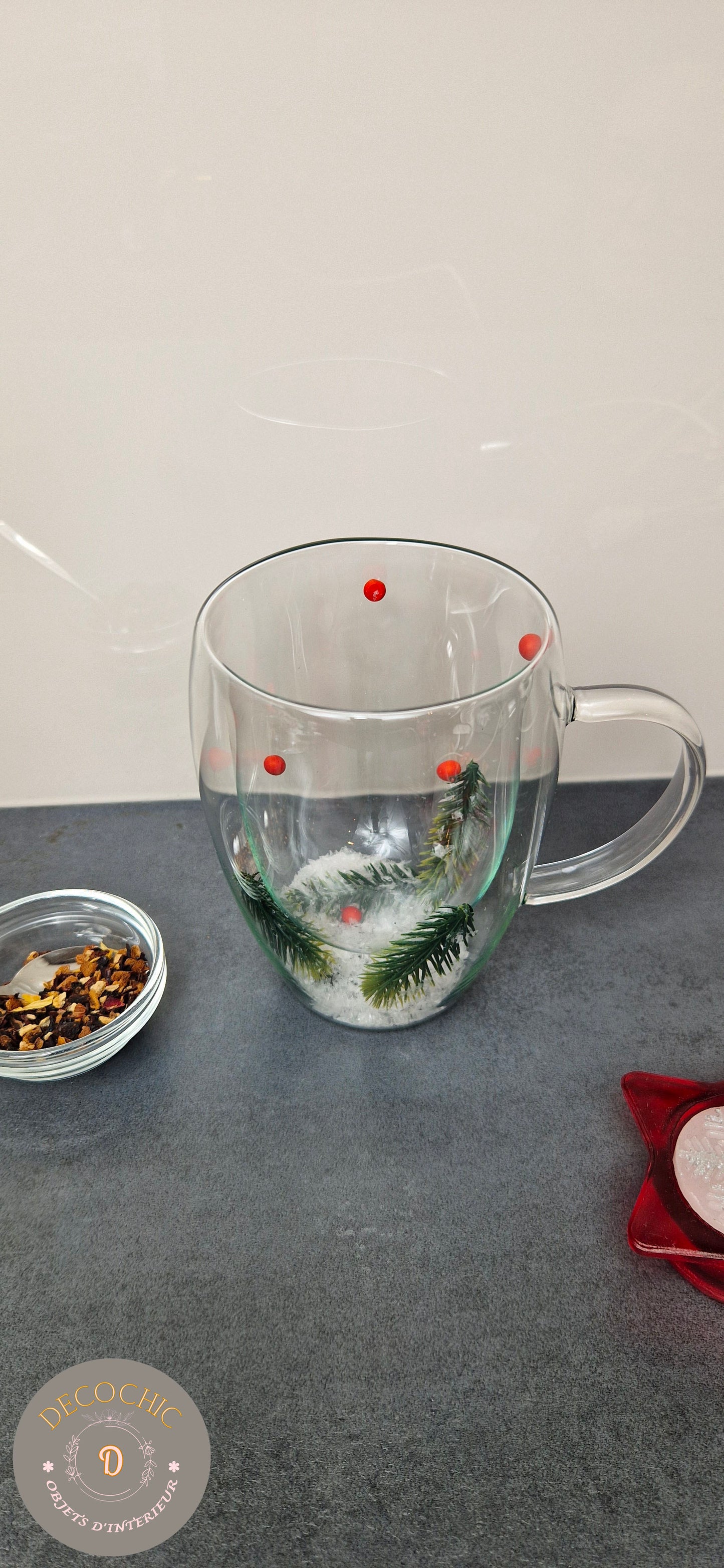 Tasse à Double Paroi "Forêt Enneigée"