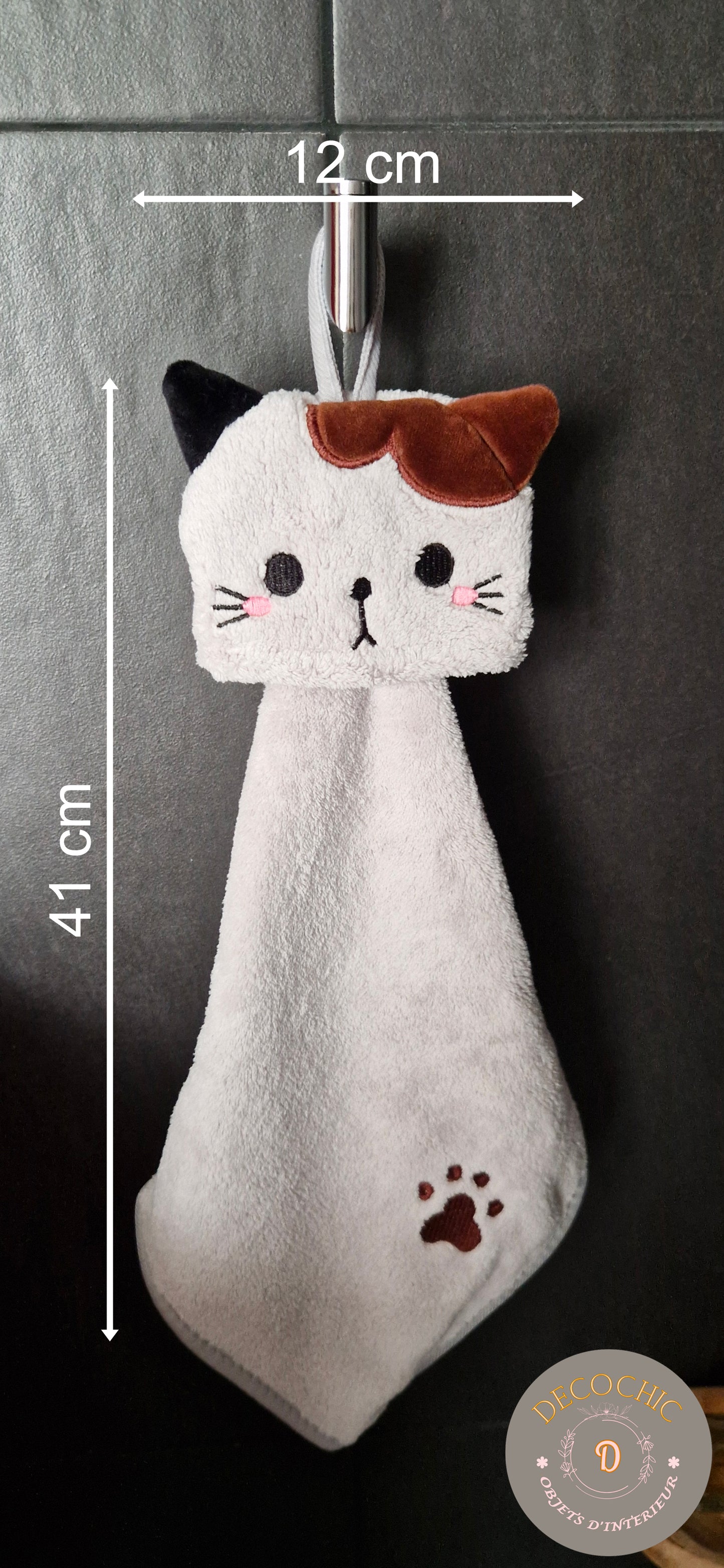 Serviette à Main "Chat Mignon"