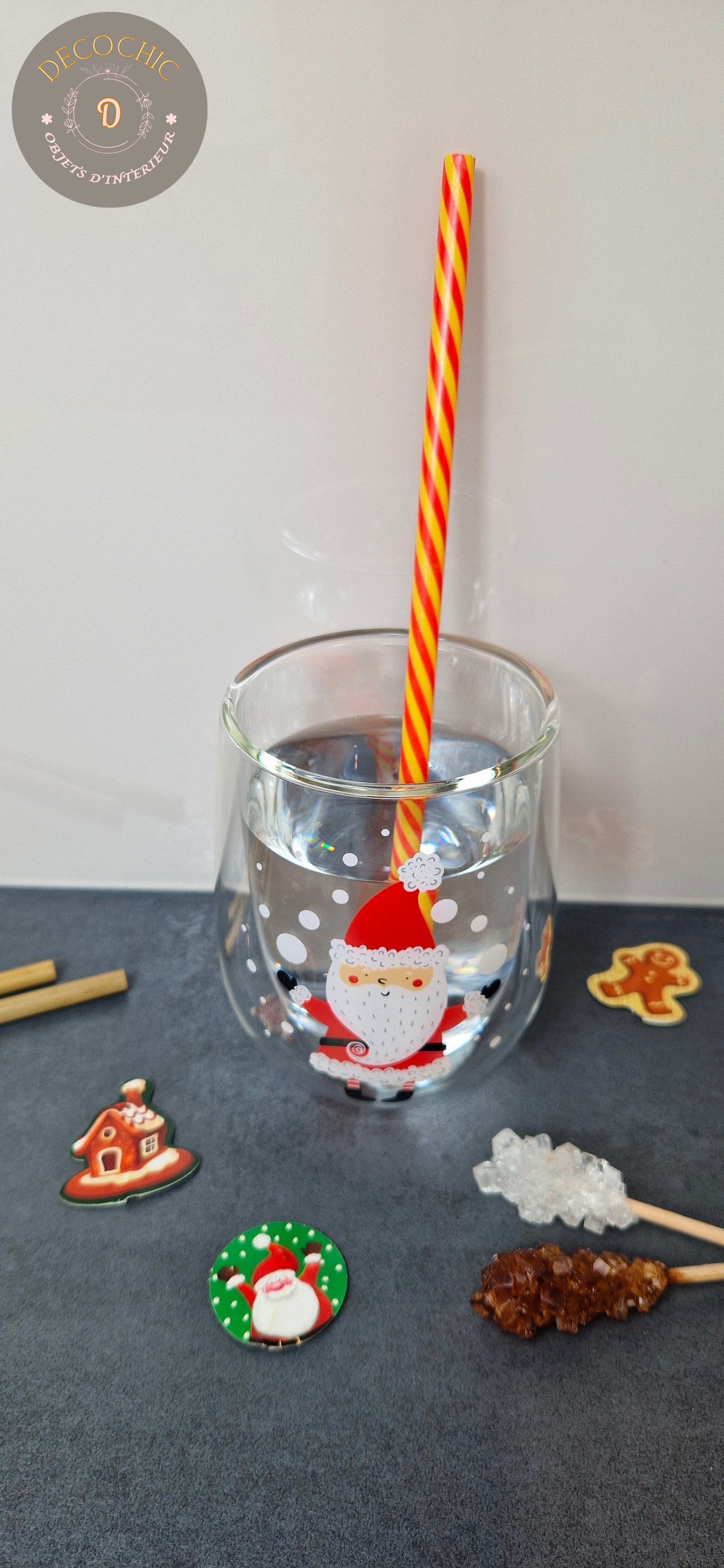 Verre à Double Paroi "Noël "