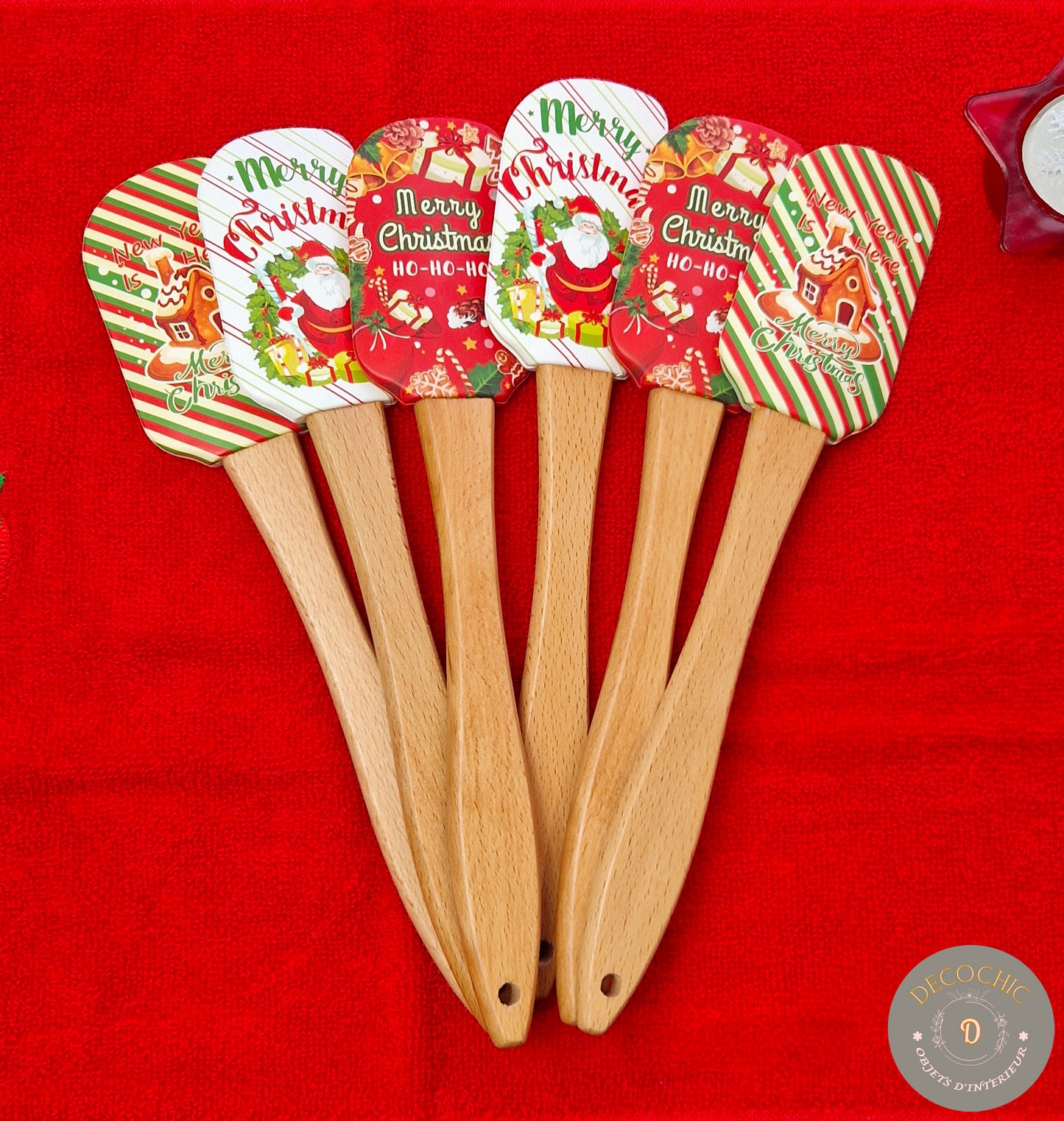 Spatule Maryse en silicone " décoration de Noël "
