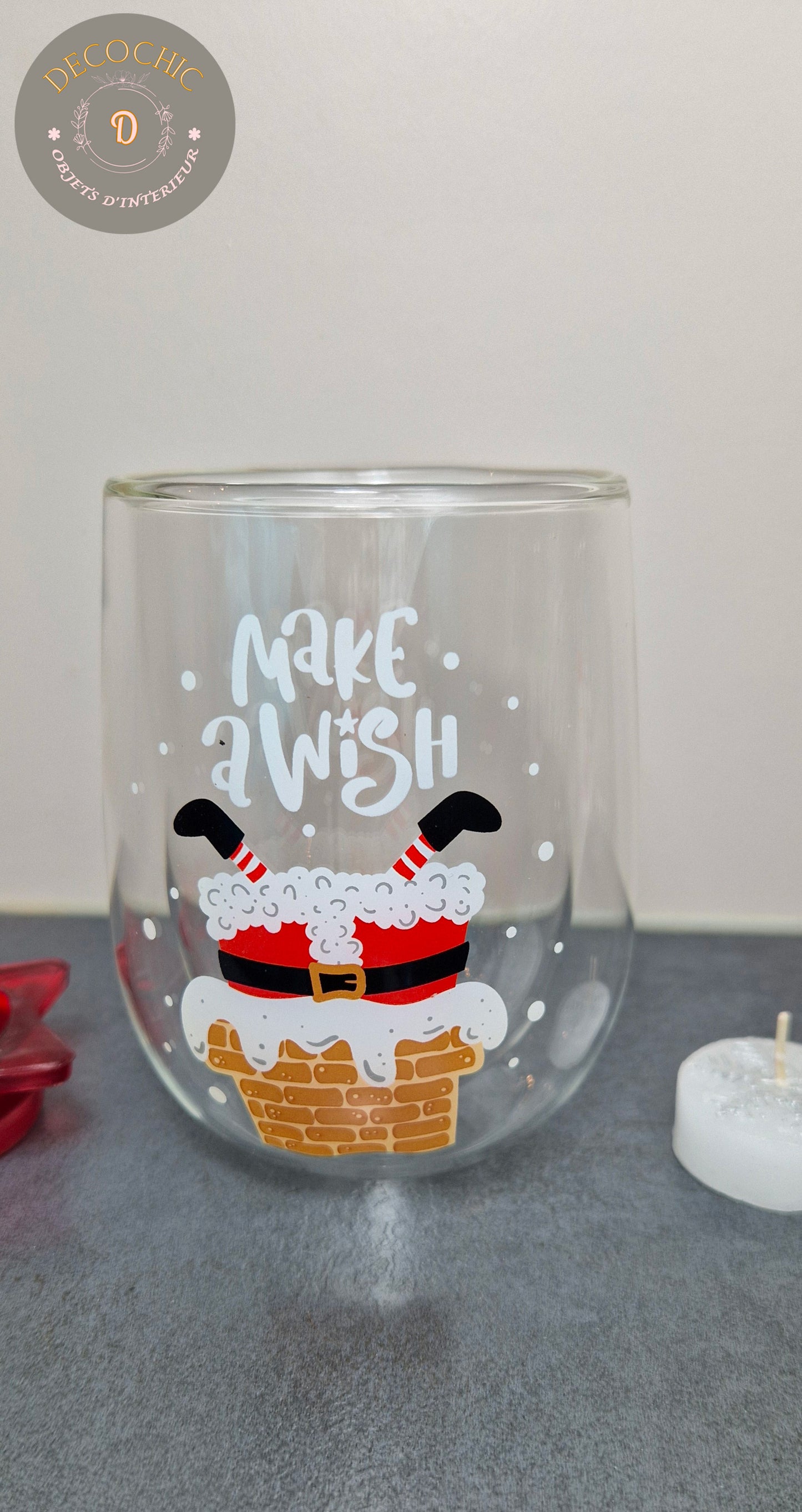 Verre à Double Paroi "Noël "