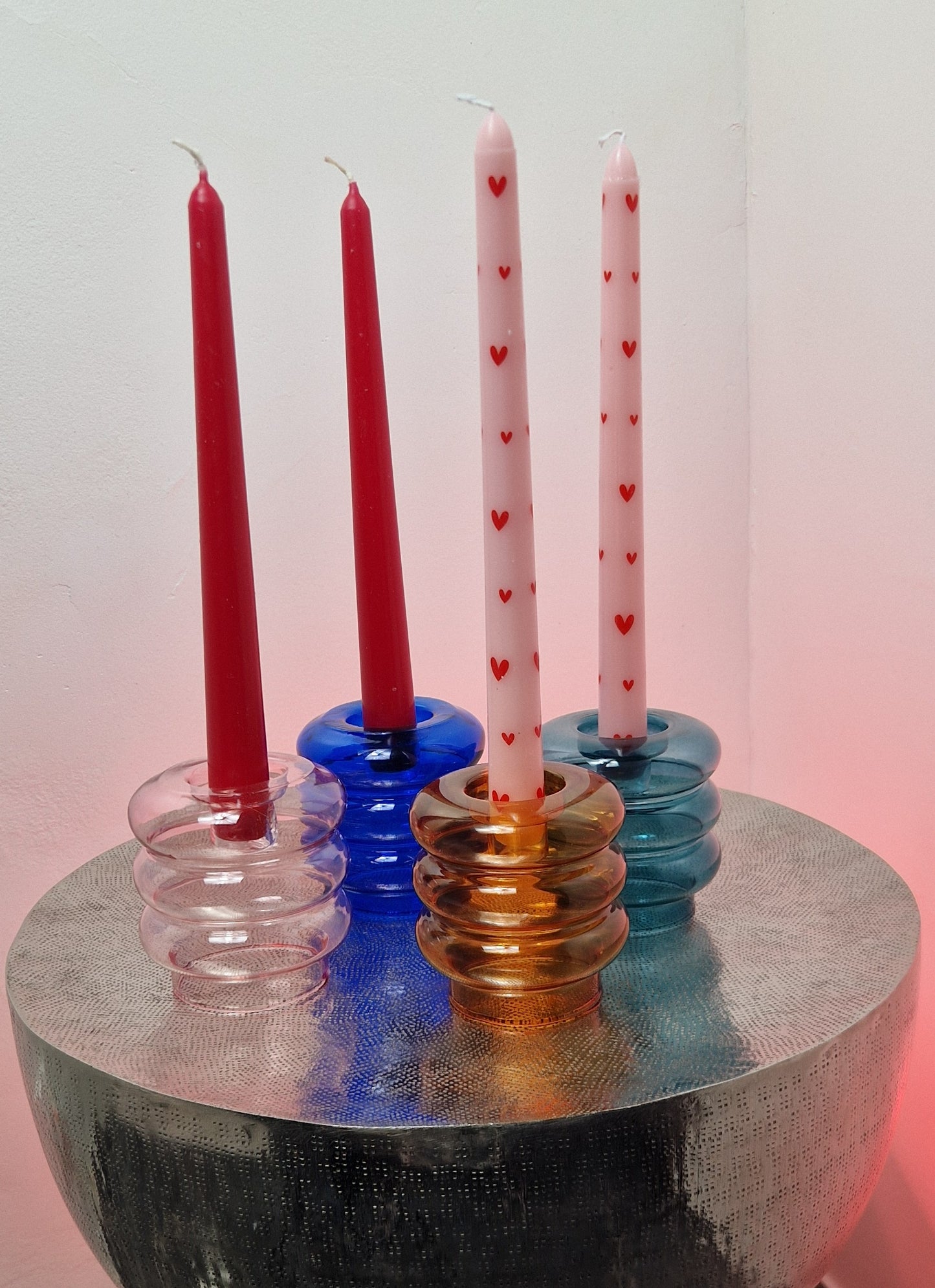 Bougies Romantiques à Cœur – Lot de 2 Bougies