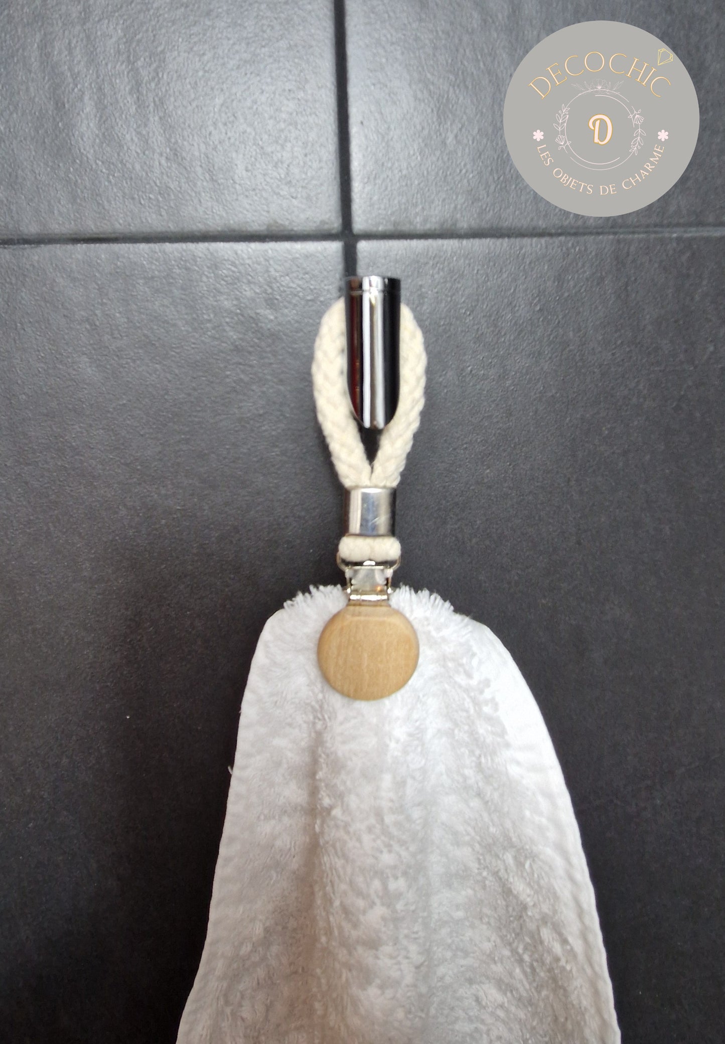Attaches Serviettes de Toilette Élégantes – Lot de 2