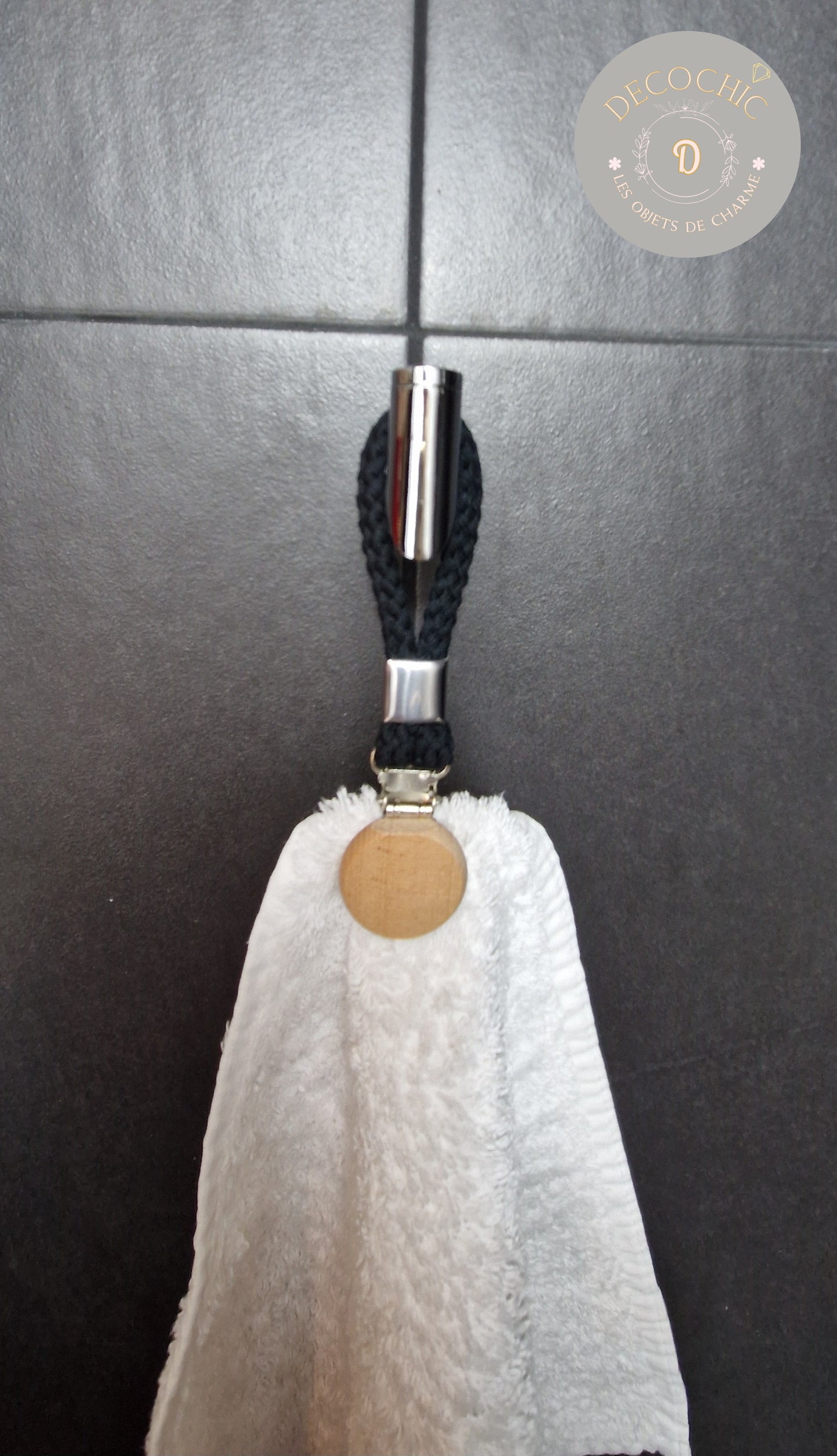 Attaches Serviettes de Toilette Élégantes – Lot de 2