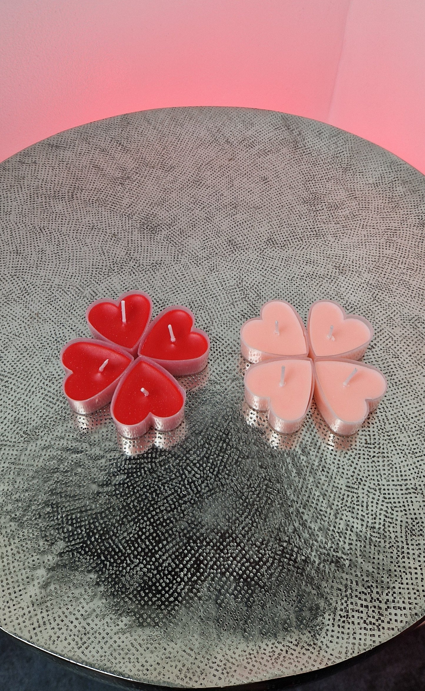 Bougies en Forme de Cœur- Lot de 9