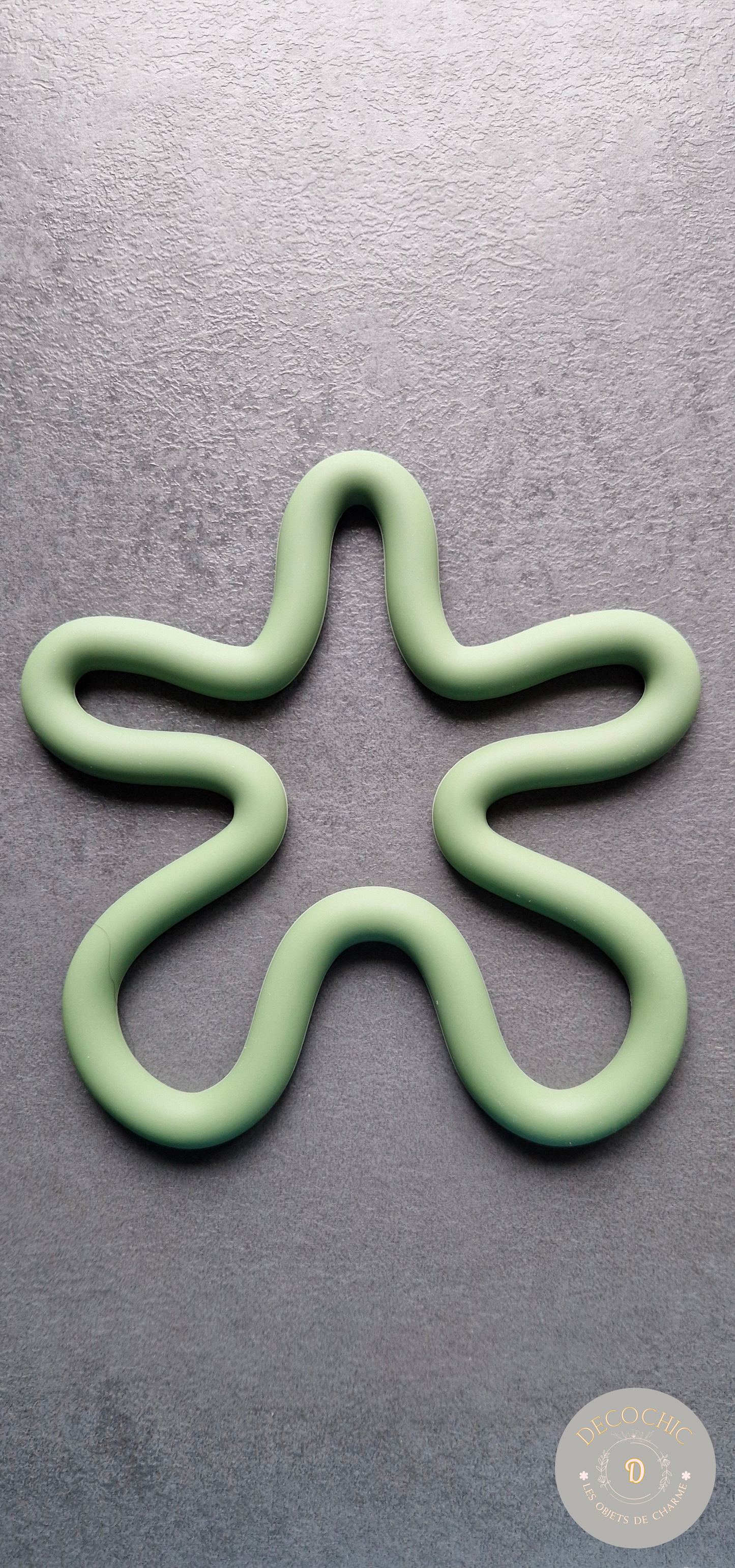 Dessous de Plat Ondulés en Silicone