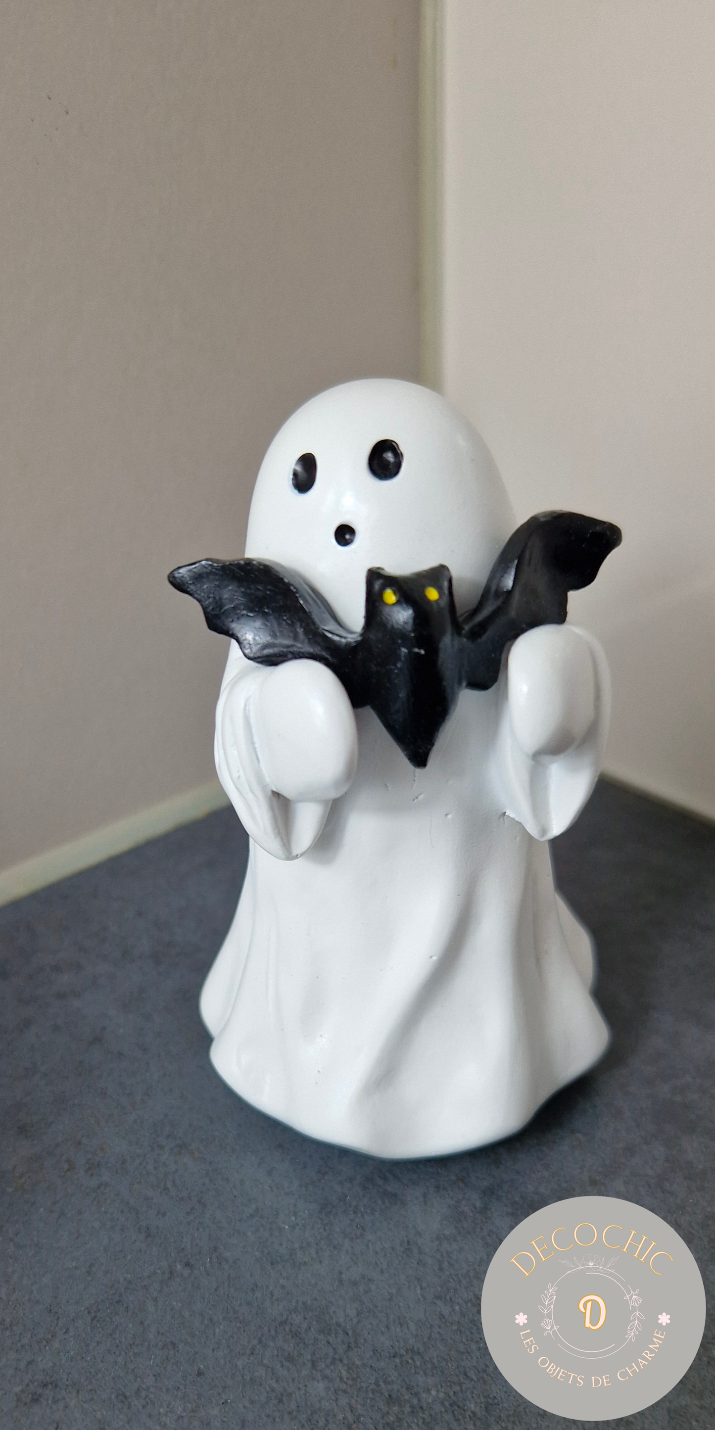 Figurine "Fantôme et Chauve-Souris"