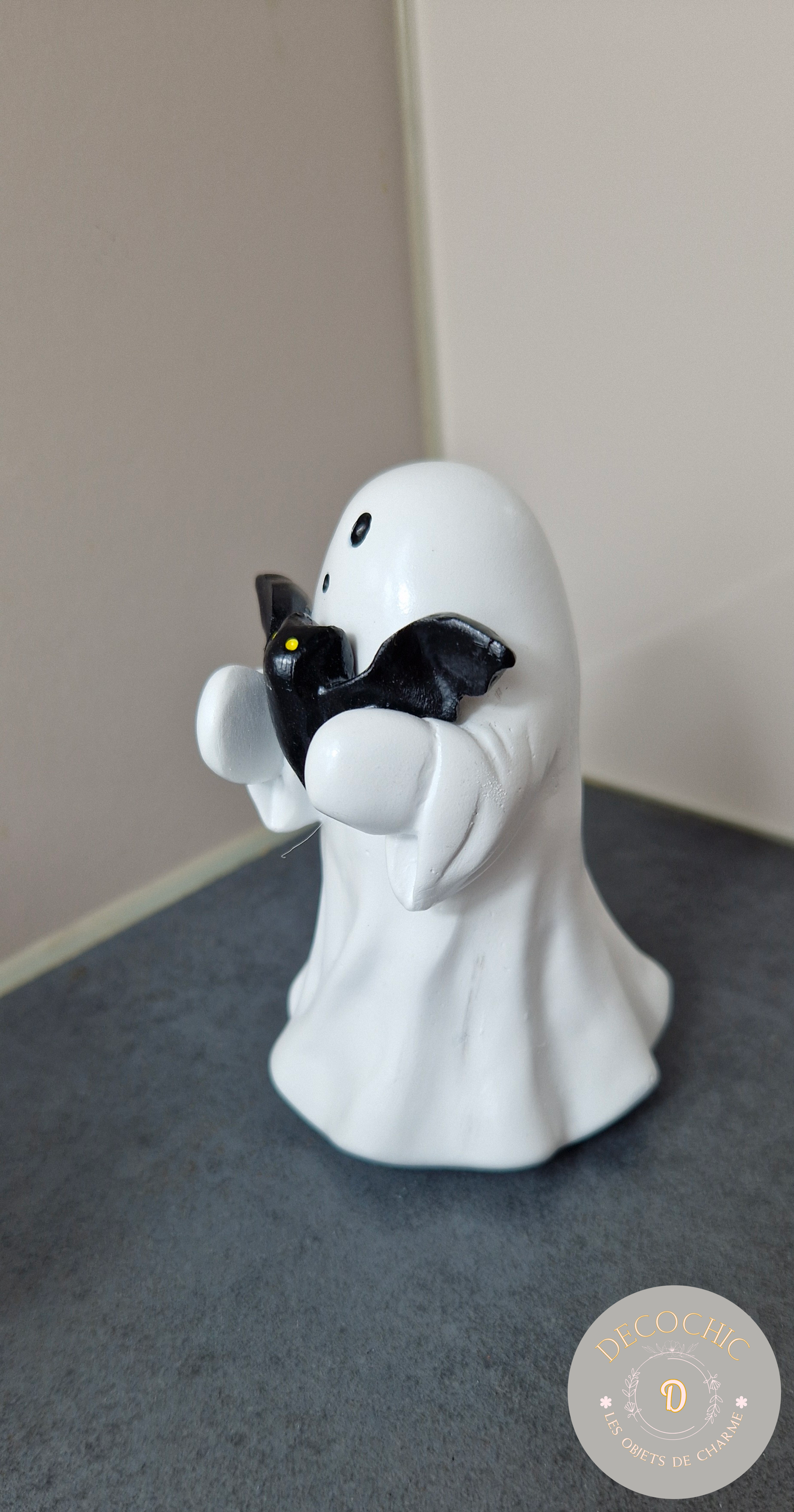 Figurine "Fantôme et Chauve-Souris"