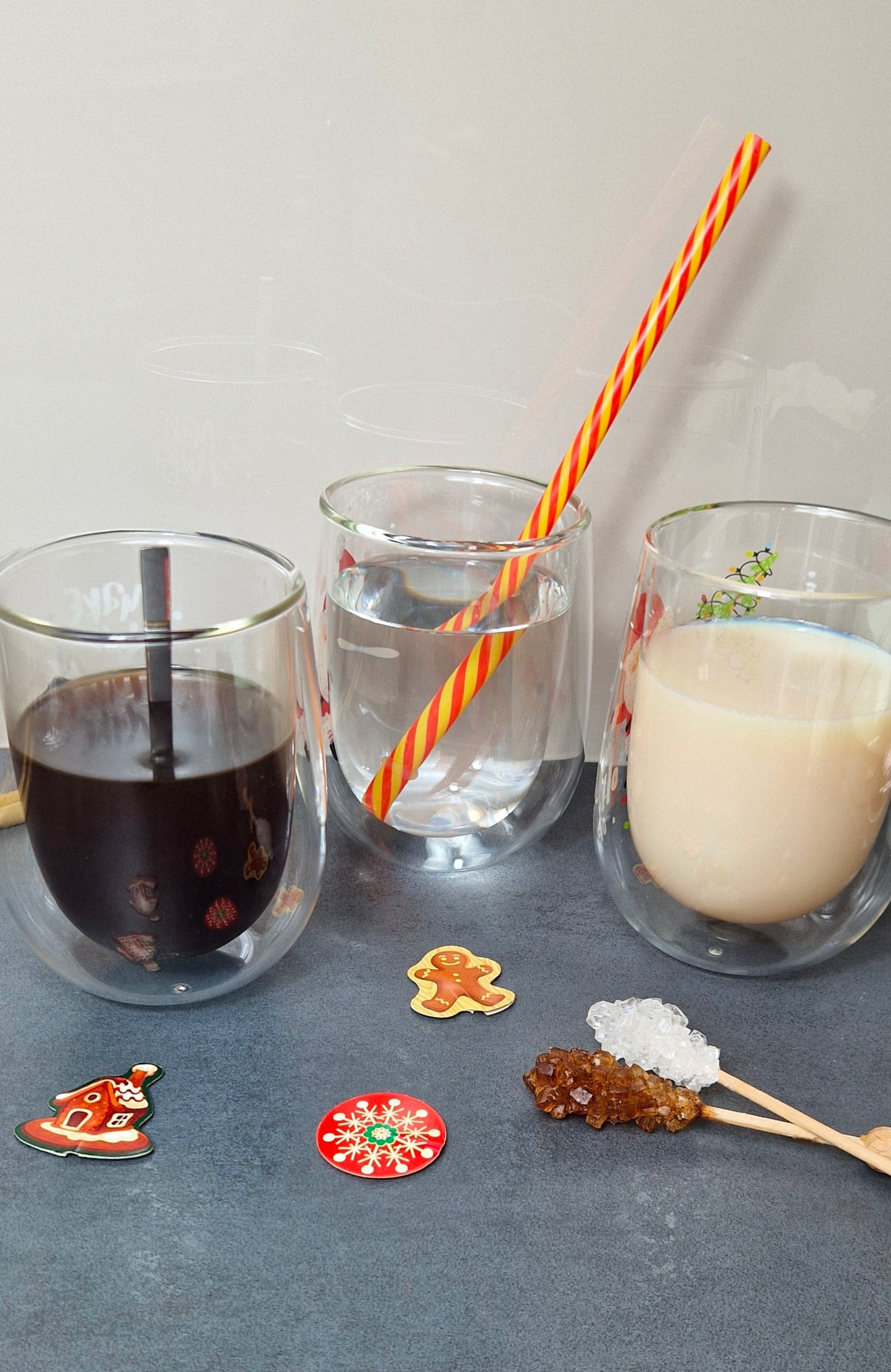 Verre à Double Paroi "Noël "