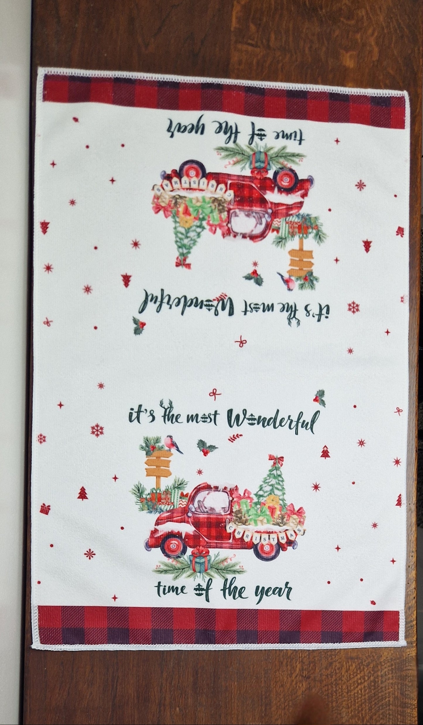 Serviette de cuisine - torchon "Noël"