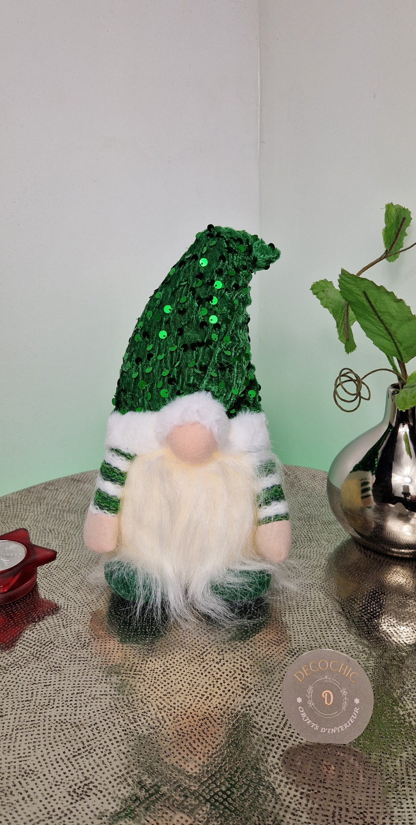 Lutin-Gnome Lumineux Décoration de Noël