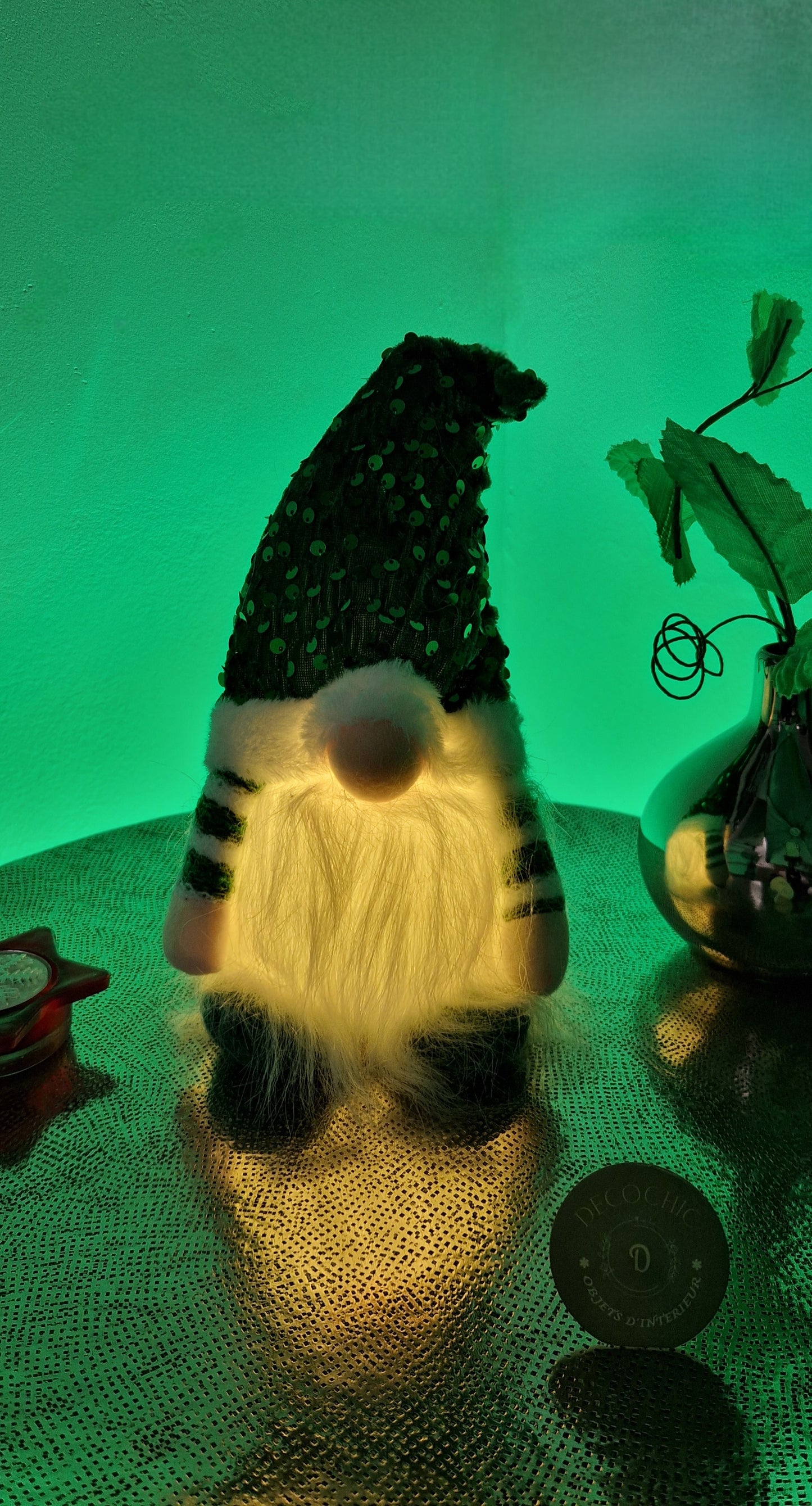 Lutin-Gnome Lumineux Décoration de Noël