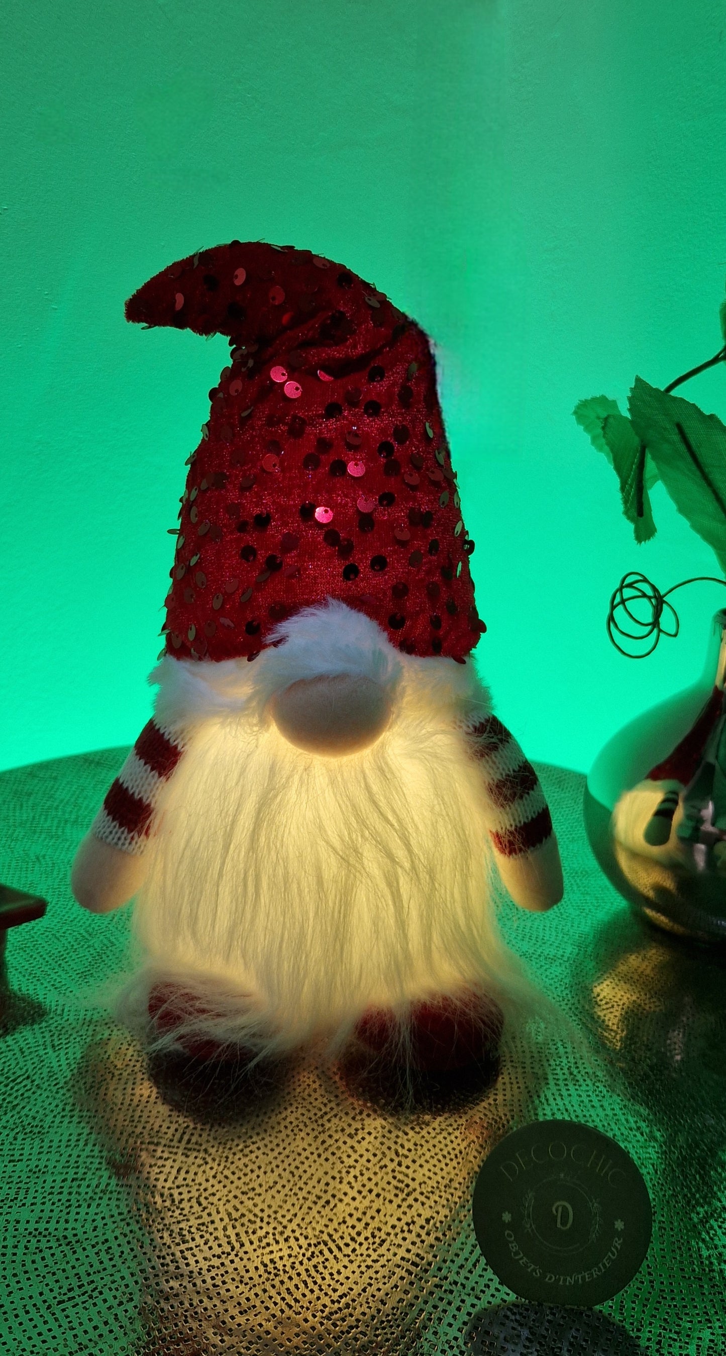 Lutin-Gnome Lumineux Décoration de Noël