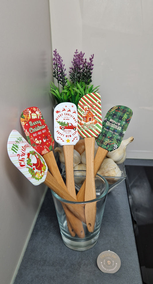 Spatule Maryse en silicone " décoration de Noël "