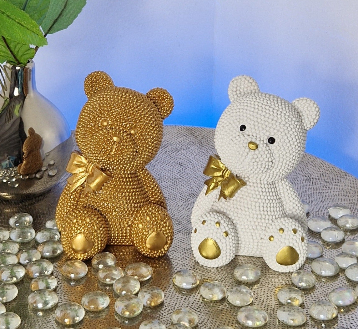 Ours Déco en Résine et Perles