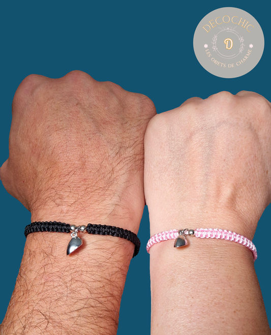 Bracelets Duo "Cœur Aimanté"