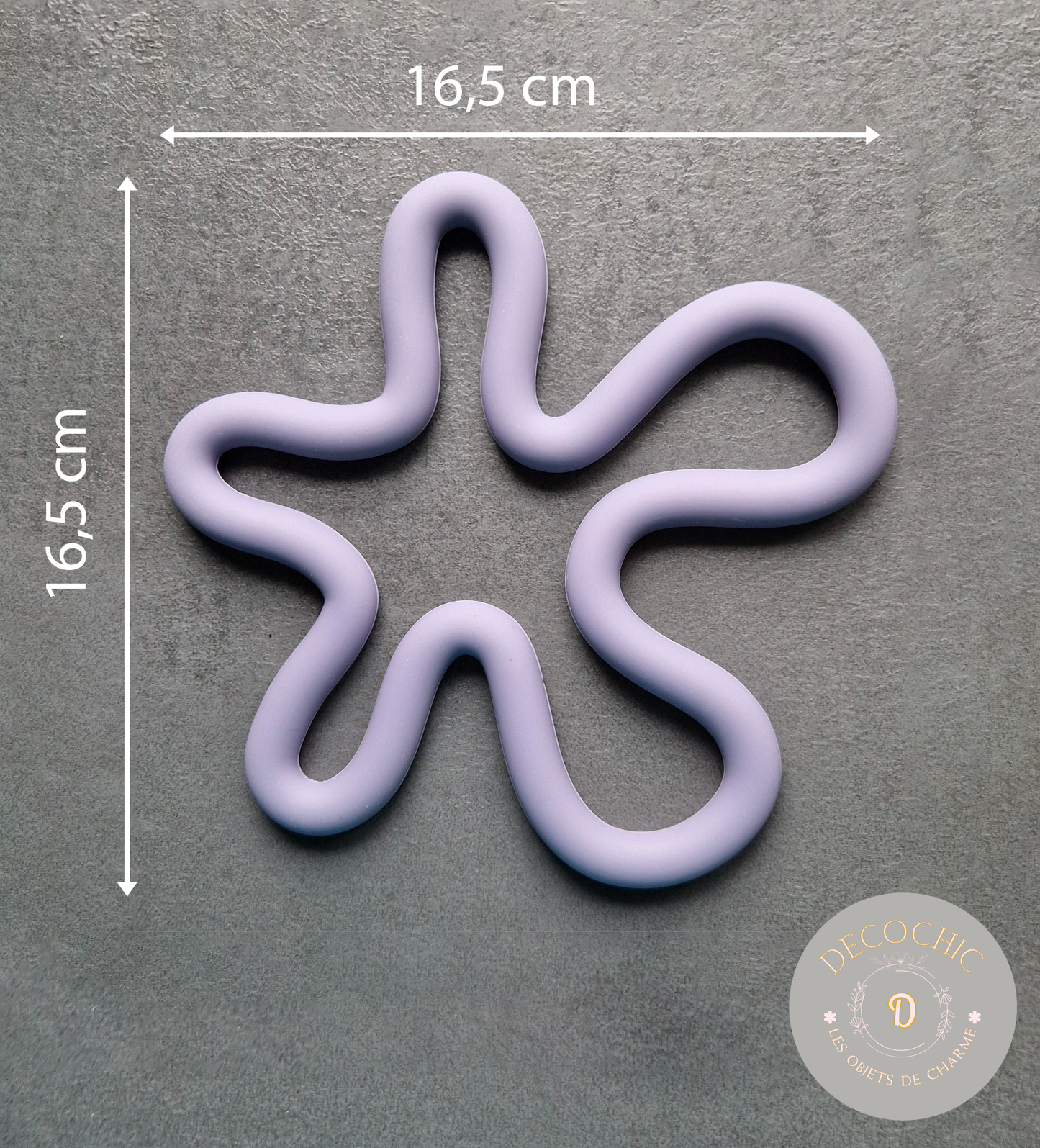 Dessous de Plat Ondulés en Silicone
