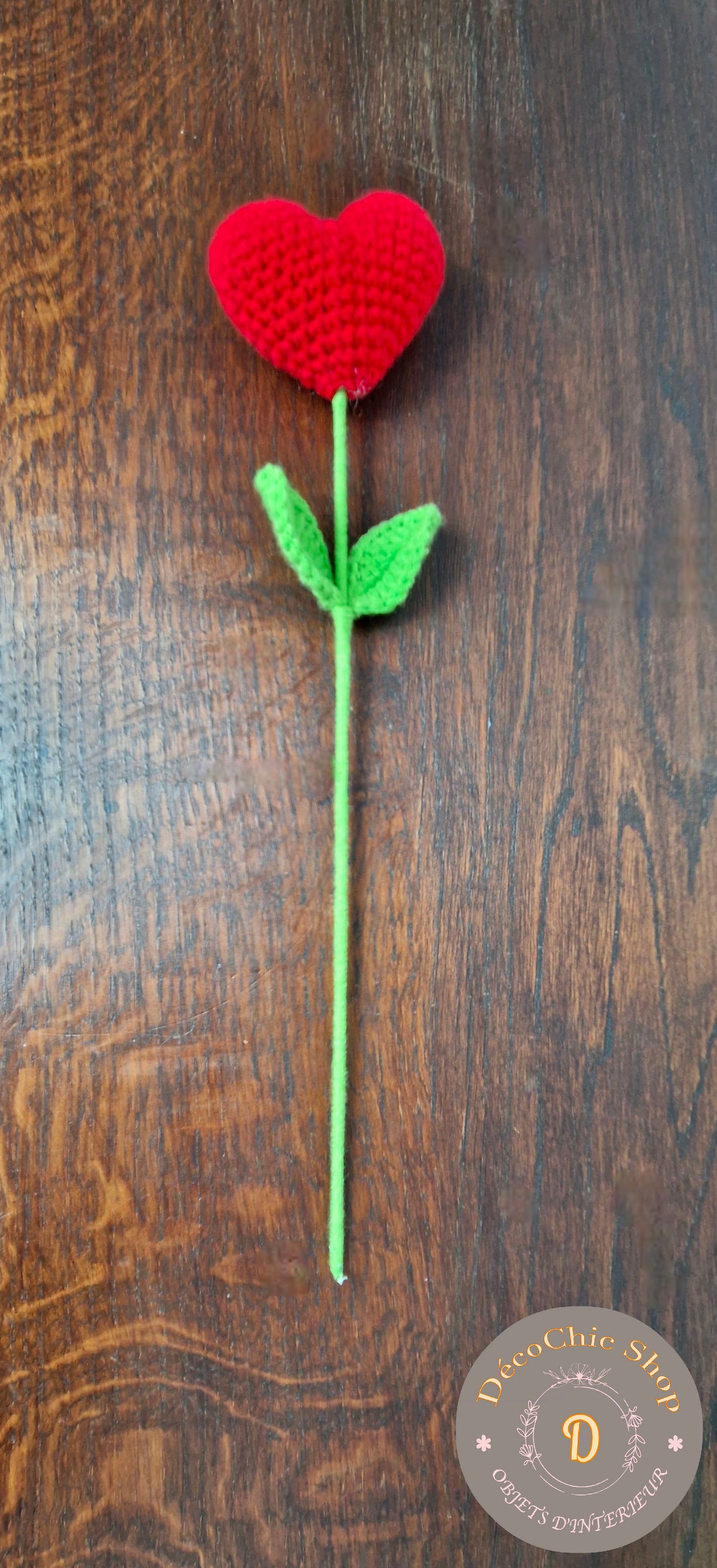 Fleurs Tricotées "Tulipes ou Cœurs"