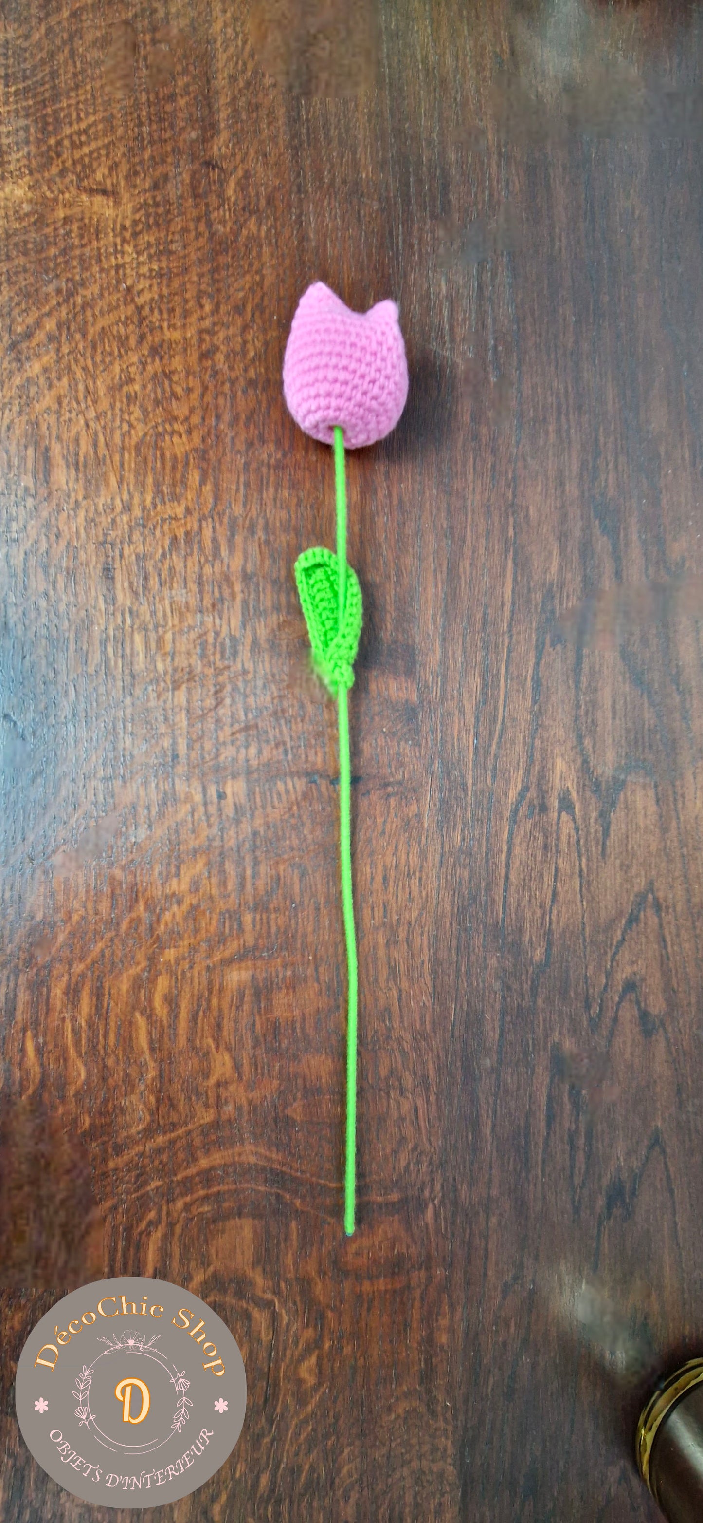 Fleurs Tricotées "Tulipes ou Cœurs"