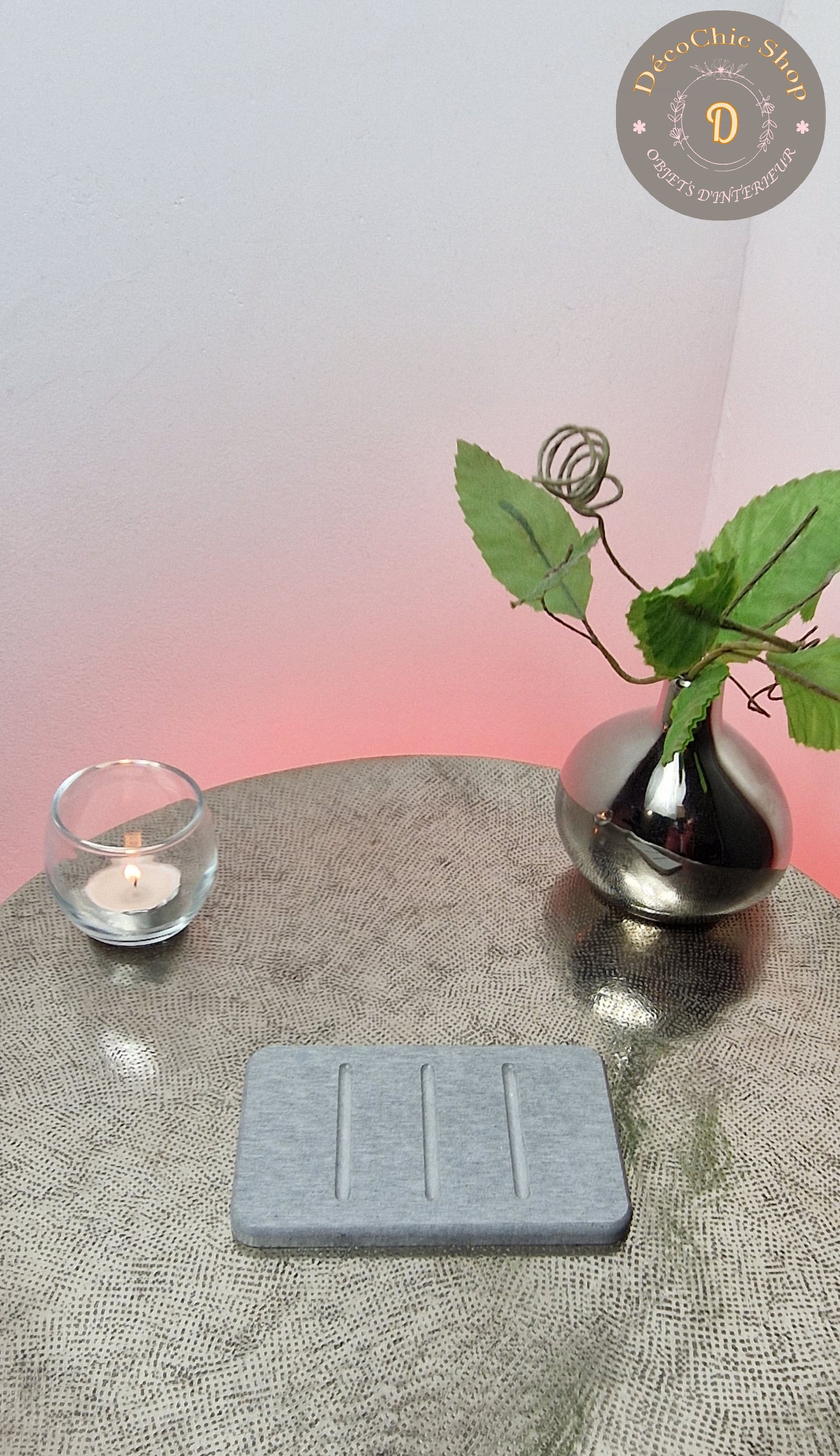 Porte-Savon en Terre de Diatomée