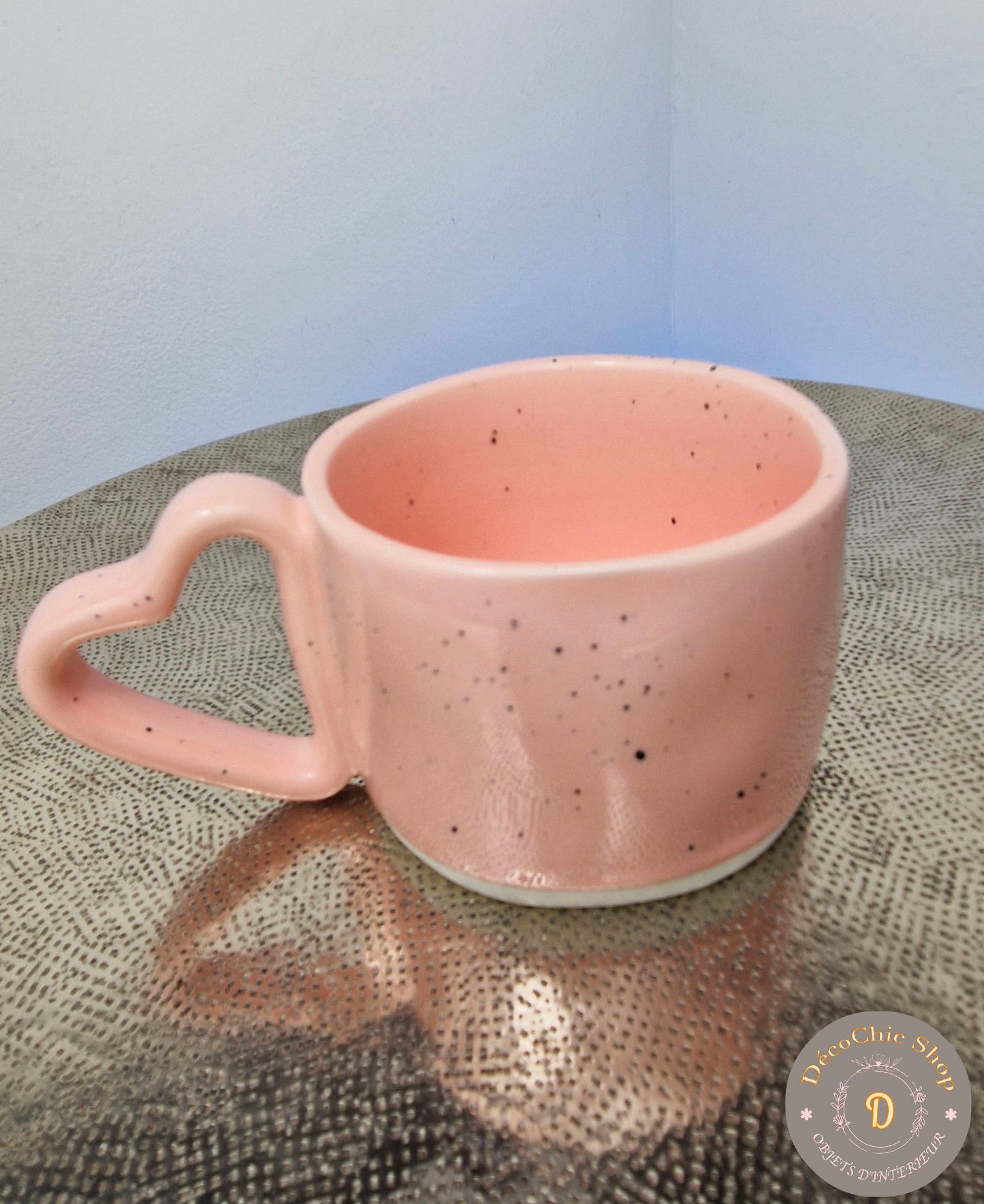 Tasse en Céramique "Cœur Rose''