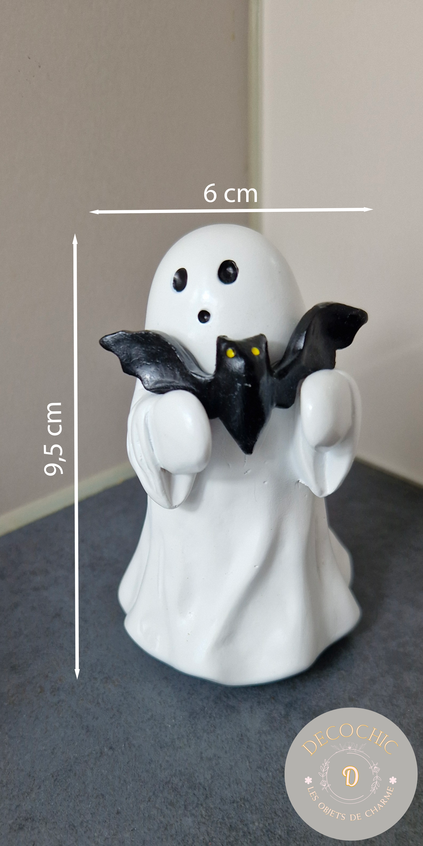 Figurine "Fantôme et Chauve-Souris"