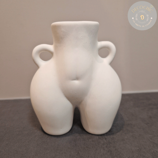 Vase Décoratif "Silhouette Féminine"